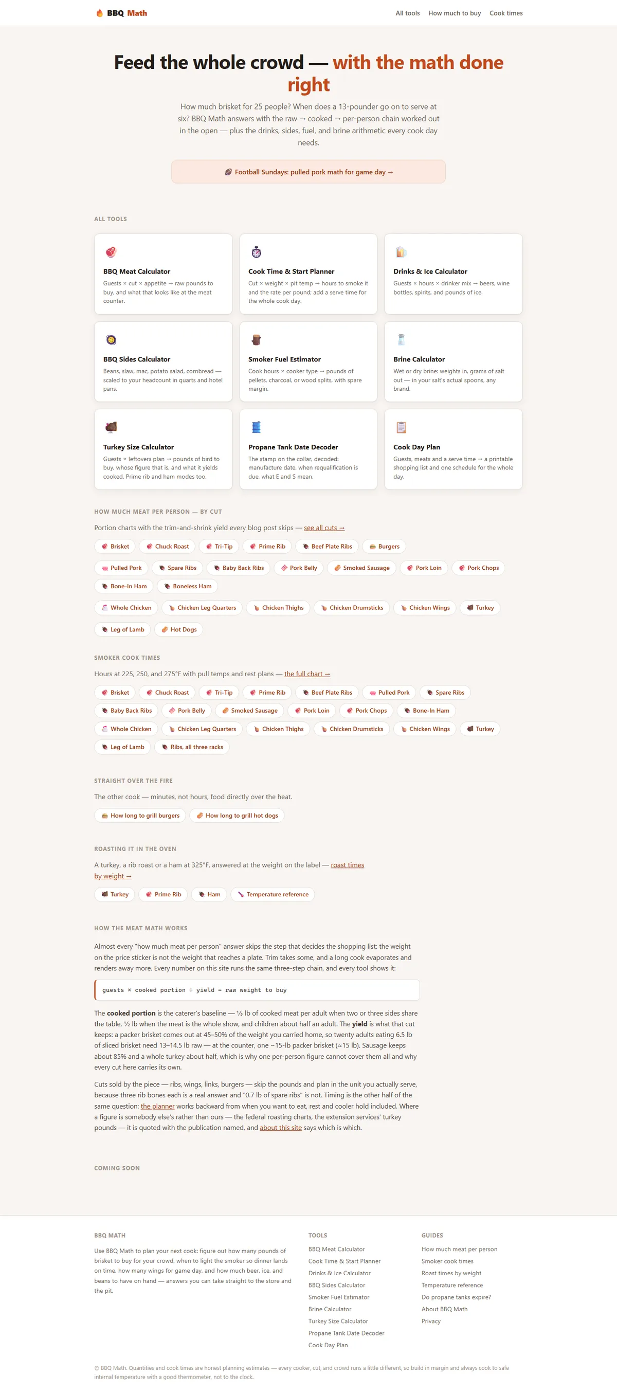Full page of bbqmath.com