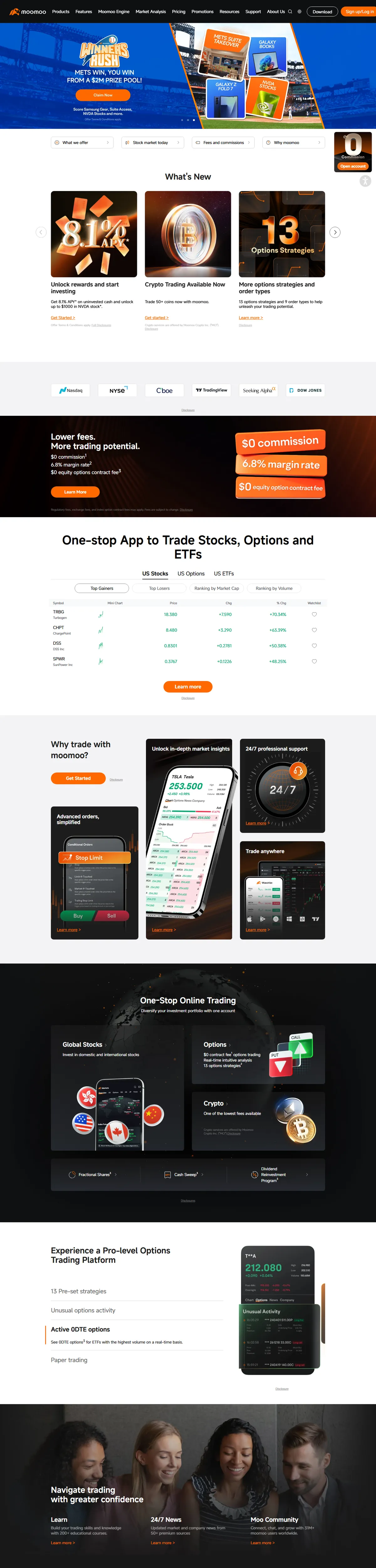 Full page of moomoo.com